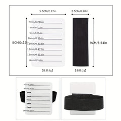 Lash Holder Plate with Adjustable Strap & 10 Glue Rings