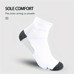 Ankle Compression Socks - Cushioned Blister-Resistant