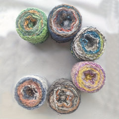 Irregular Gradient Looped Yarn for DIY Knitting Crocheting Soft Scarf Sweater
