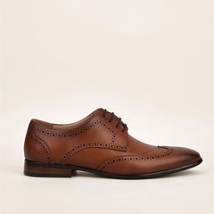 Men's Brogue Derby Shoes Non Slip Dress Shoes For Wedding Business