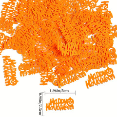 15g Halloween Decorations Pack: Spider Sequins, Webs, Ghosts, Pumpkins, Stars