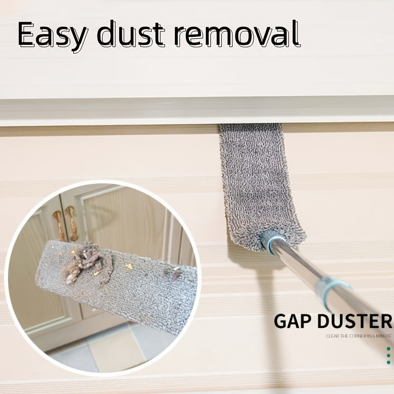 Retractable Gap Dust Cleaner Microfiber Duster with Extension Pole