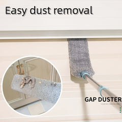Retractable Gap Dust Cleaner Microfiber Duster with Extension Pole