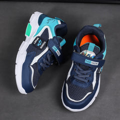 Boys Hook And Loop Low Top Sneakers Lightweight Anti Slip Shoes