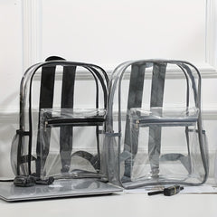 Clear PVC Backpack for Outdoor Sports & Fitness