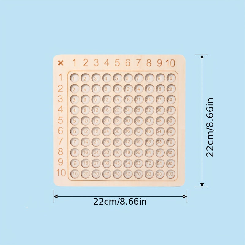 Wooden Learning Board Multiplication Table Addition