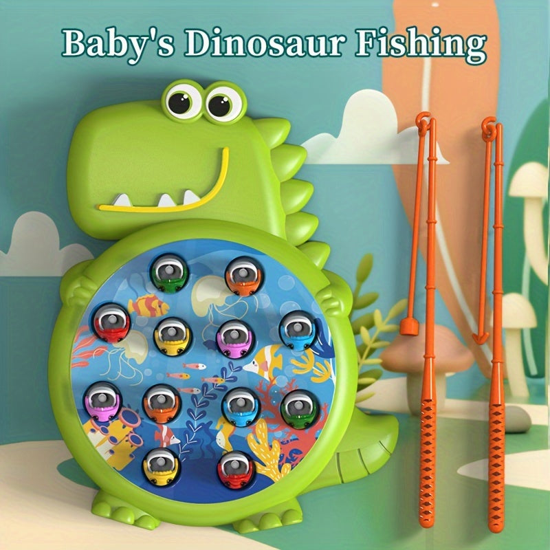 Dino Fishing Plate Set for Kids