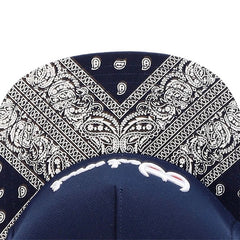 Embroidered Men's Flat Brimmed Cap