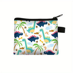 Dinosaur Coin Purse Cartoon Animal Mini Zipper Storage Bag Gift