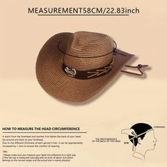Scorpion Belts Breathable Cowboy Hat For Outdoor Activities