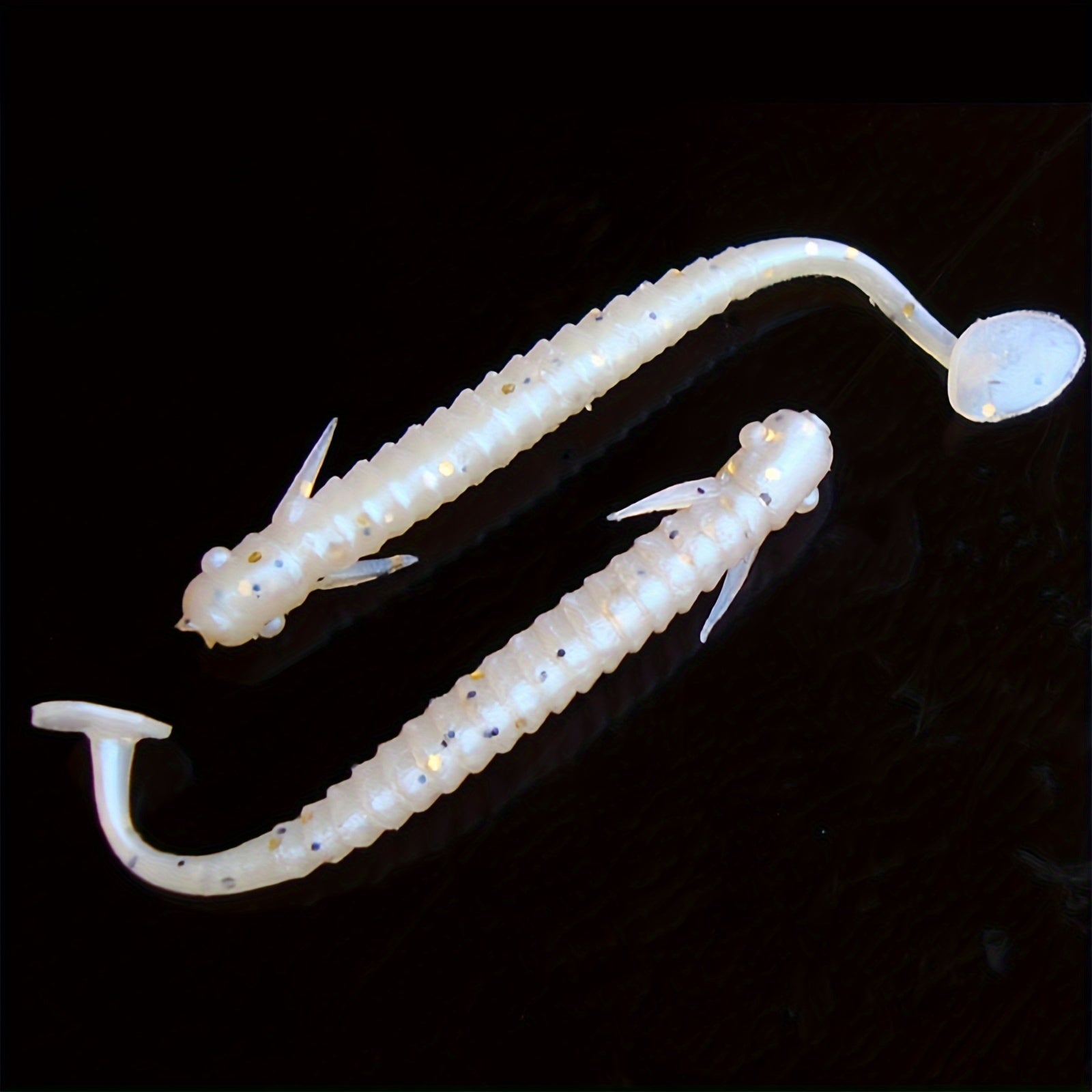 8pcs Paddle Tail Soft Lure Swimbait Fishing Freshwater Saltwater