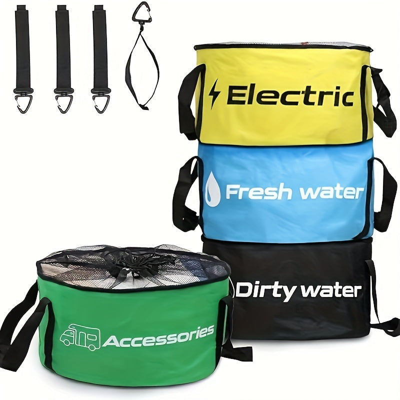 3 Pack RV Hose Bag Marine Waterproof Storage Sewer Hose Bag