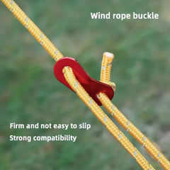 6pcs Aluminium Alloy Tent Wind Rope Buckles for Camping