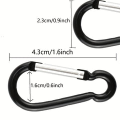 Aluminum Carabiner 1.7-Inch Spring Snap Hook Keyring