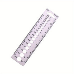 Crochet Knitting Ruler Sweater Needle Gauge ABS Plastic Rulers