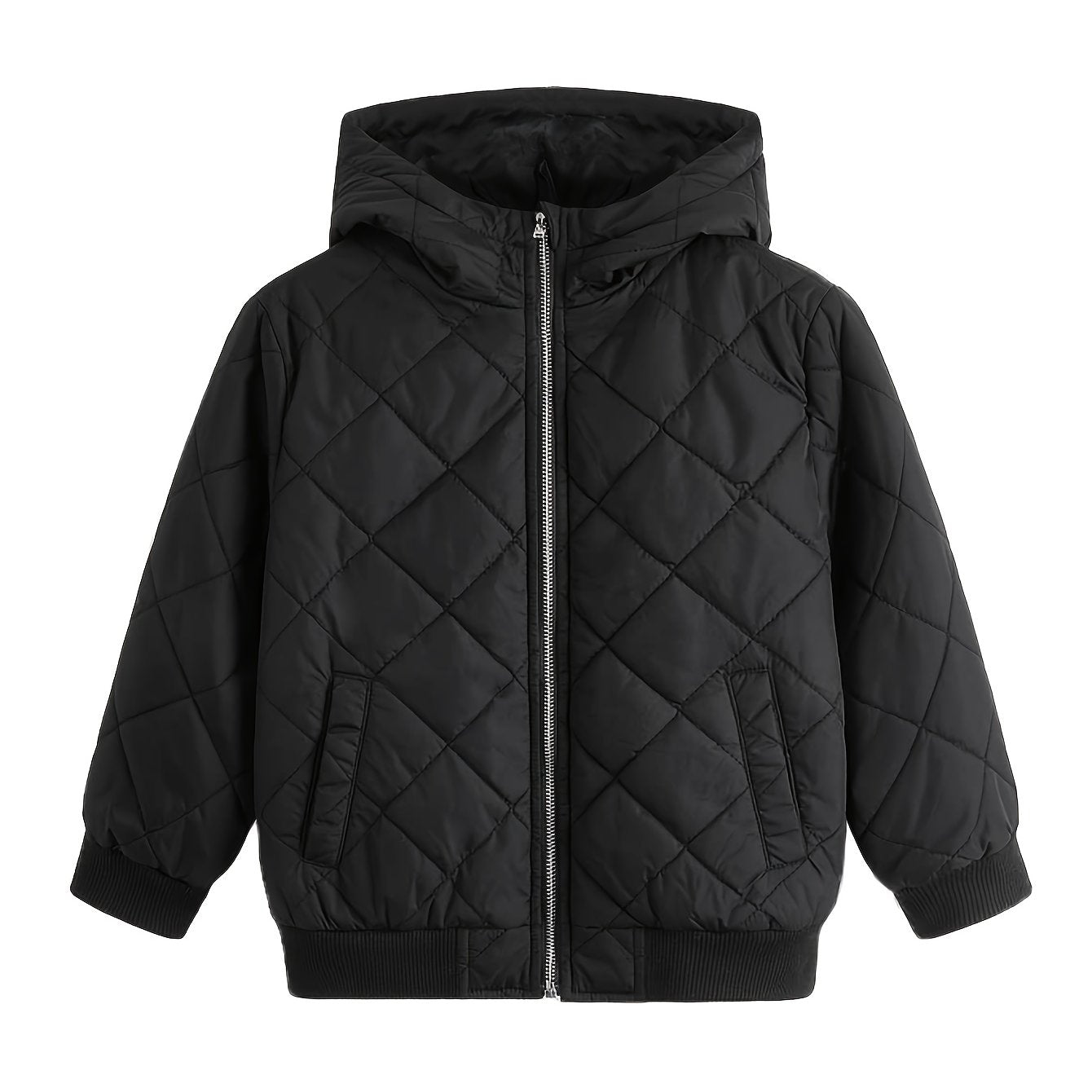 Girls Warm Hooded Jacket for Fall Winter Sports