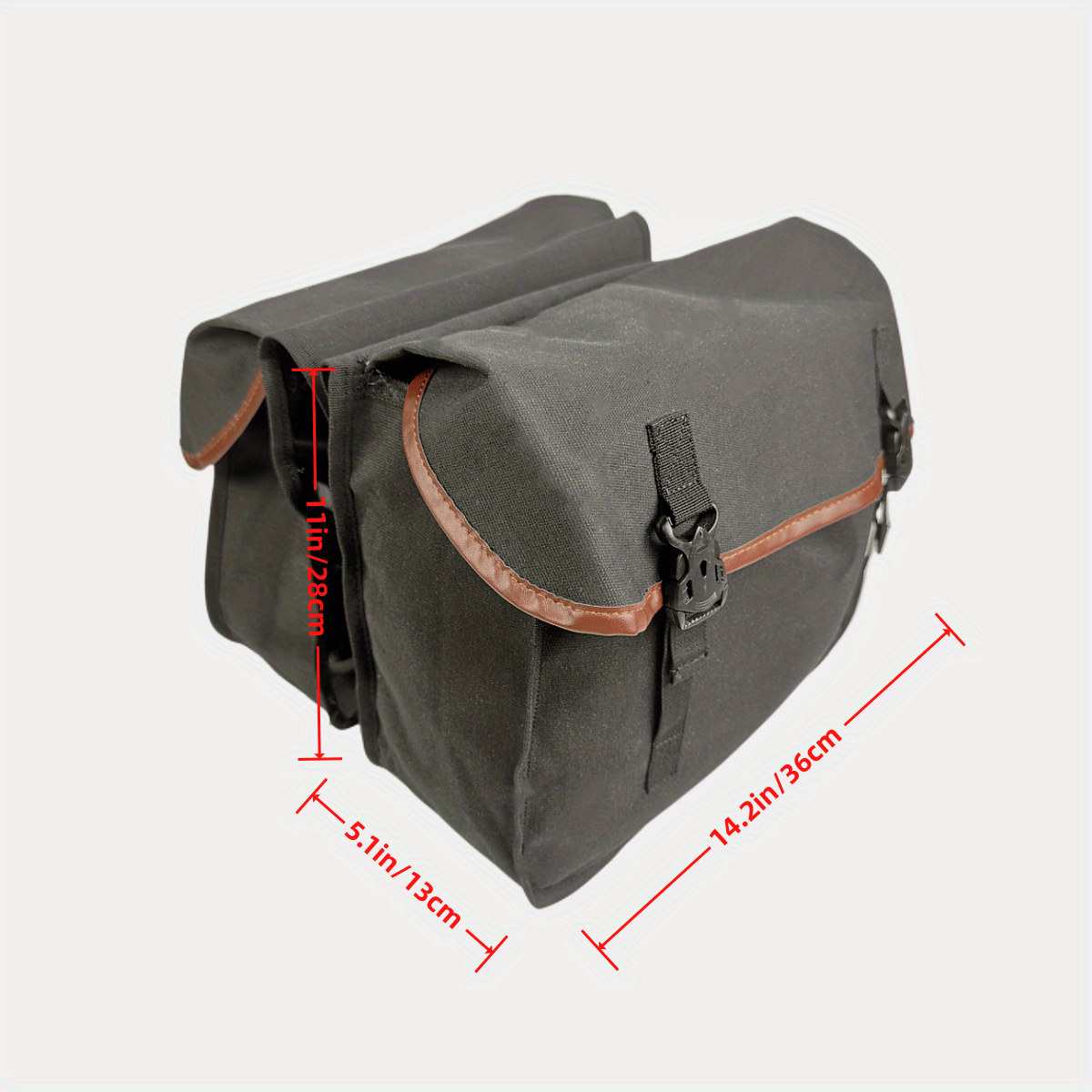 Large Capacity Waterproof Bike Trunk Bag for Commuting and Shopping