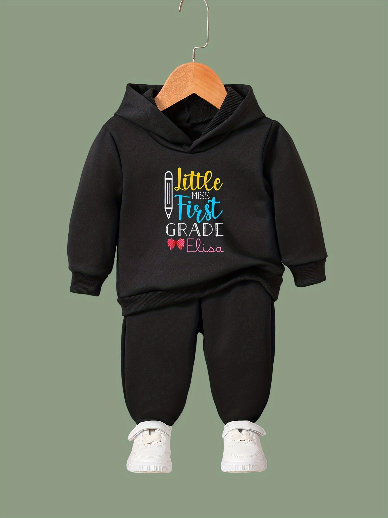 LIL MISS FIRST 2pc Breathable Activewear Sets Girls Sports Outfits