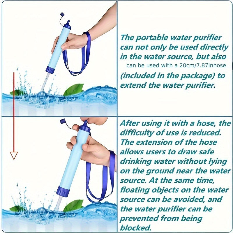 Emergency Water Filter Outdoor Life Drinking Purifier