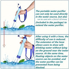 Emergency Water Filter Outdoor Life Drinking Purifier