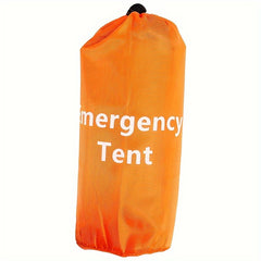 Emergency Shelter Tube Tent Kit Insulation Blanket SOS Sleeping Bag