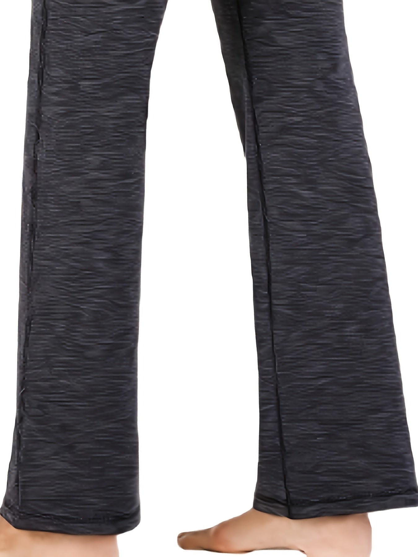 High Waist Bootcut Yoga Leggings with Pocket