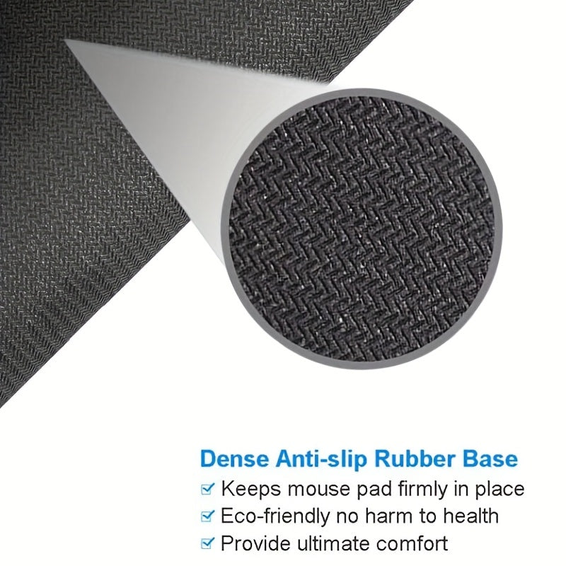 Floral Mouse Pad Textured Non Slip Rubber Base