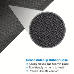 Floral Mouse Pad Textured Non Slip Rubber Base