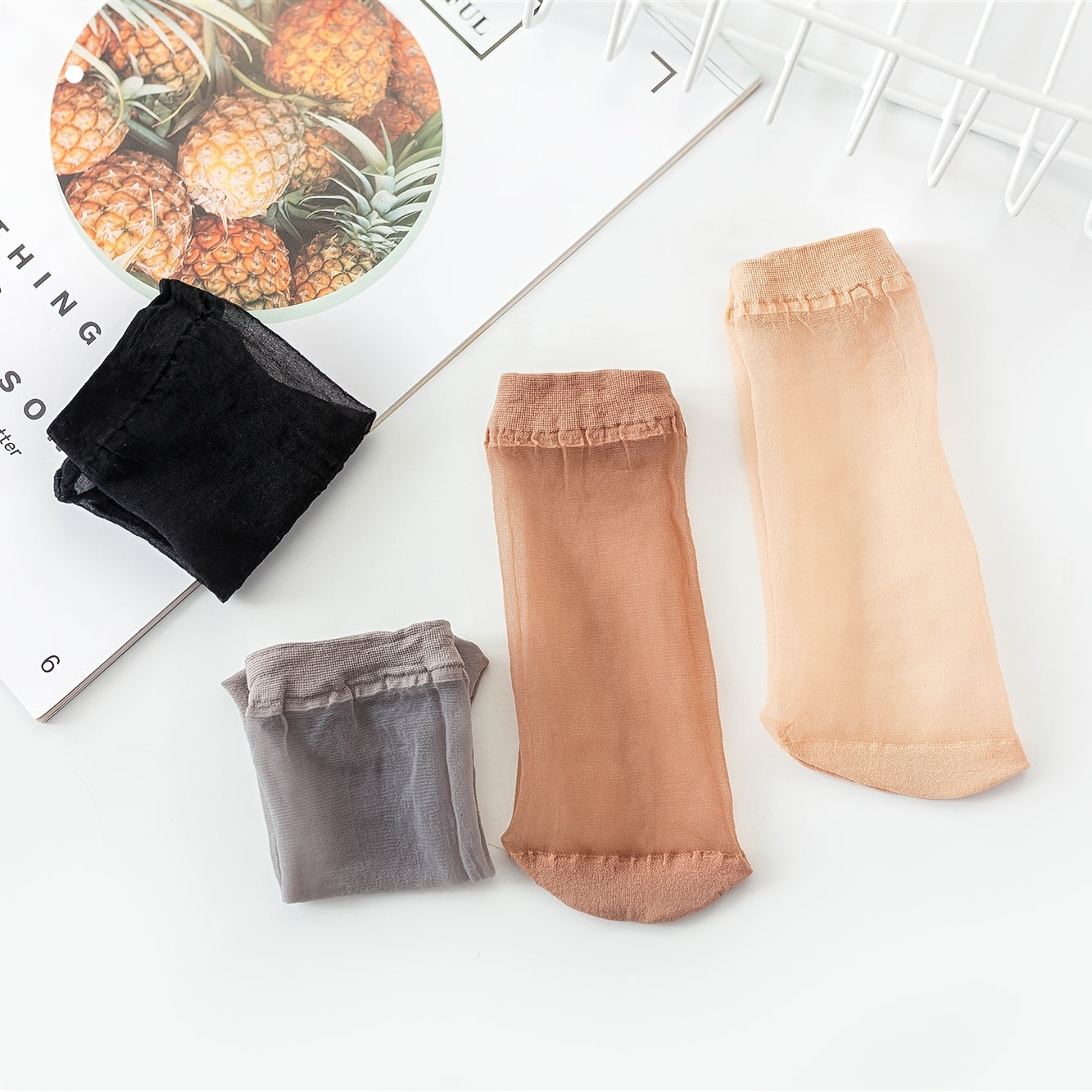 20 Pairs No Show Socks Breathable Ankle Socks Women's Stockings