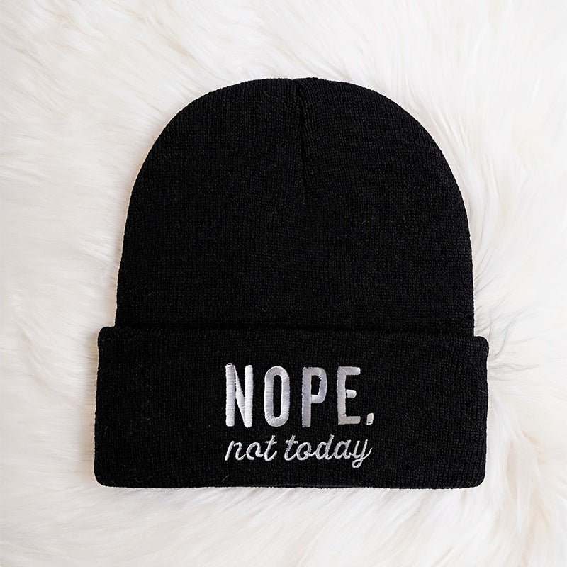 Winter Warm Beanie Hat Knitted Hat Soft Knit Beanie Warm Skull Cap