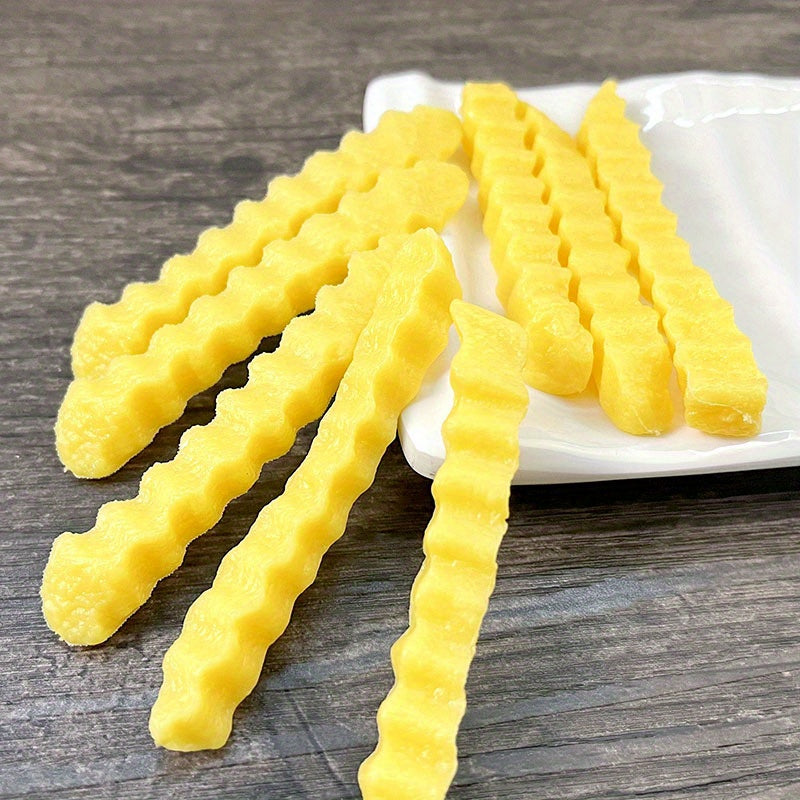 Realistic Yellow French Fries Model for Photography and Parties