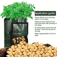 Potato Planting Bag 7 Gallons with Entrance Baffle
