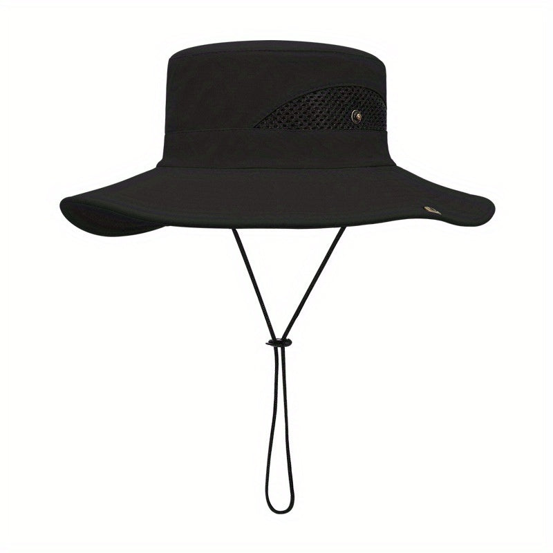 Rolled Brim Bucket Hat Sun Hat Unisex Breathable Waterproof Boonie Hats