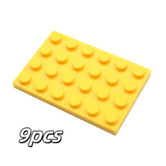 9pcs 4x6 Base Plates Building Blocks Creative DIY Decoration