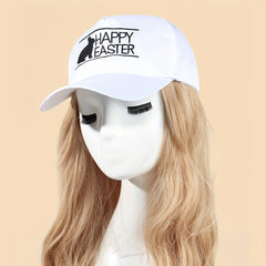 Easter Bunny Baseball Cap Embroidered Sun Hat Adjustable Dad Hats
