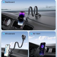 Car Phone Holder Mount Dashboard Suction Cup Window 33cm Phone Holder
