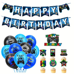 25pcs Game Handle Theme Birthday Party Balloon Set Decoration Supplies