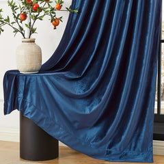 Flannelette Blackout Curtain French Velvet Bedroom Study Soundproof Curtain
