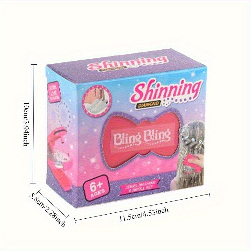 Sparkling Simulated Diamond Hair Clip DIY Kit, Luster Series