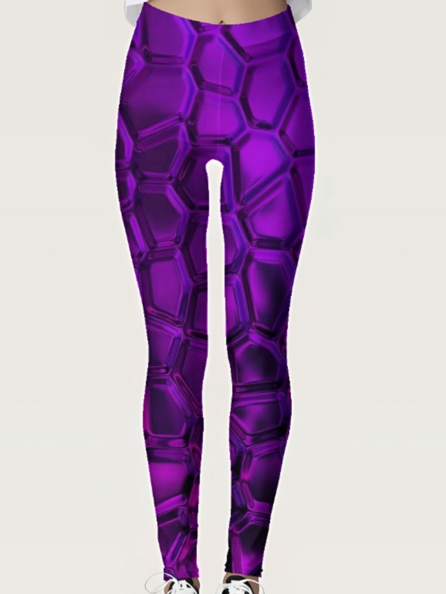 Graphic Print High Waist Leggings Boho Skinny Leggings For All Season
