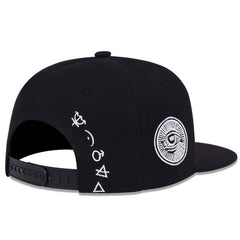 Men Eye Embroidered Hip Hop Baseball Cap