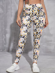 Leopard Print Yoga Leggings High Stretch Fitness Pants