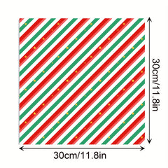 24 Sheets Double Sided Christmas Pattern Paper for DIY Background