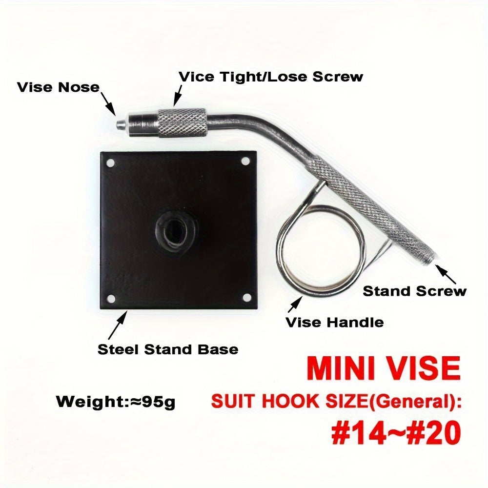 Mini Fly Tying Vise Portable Hook Tying Fishing Accessory