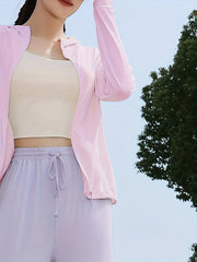 Lightweight Hooded Jacket for Summer Sun Protection