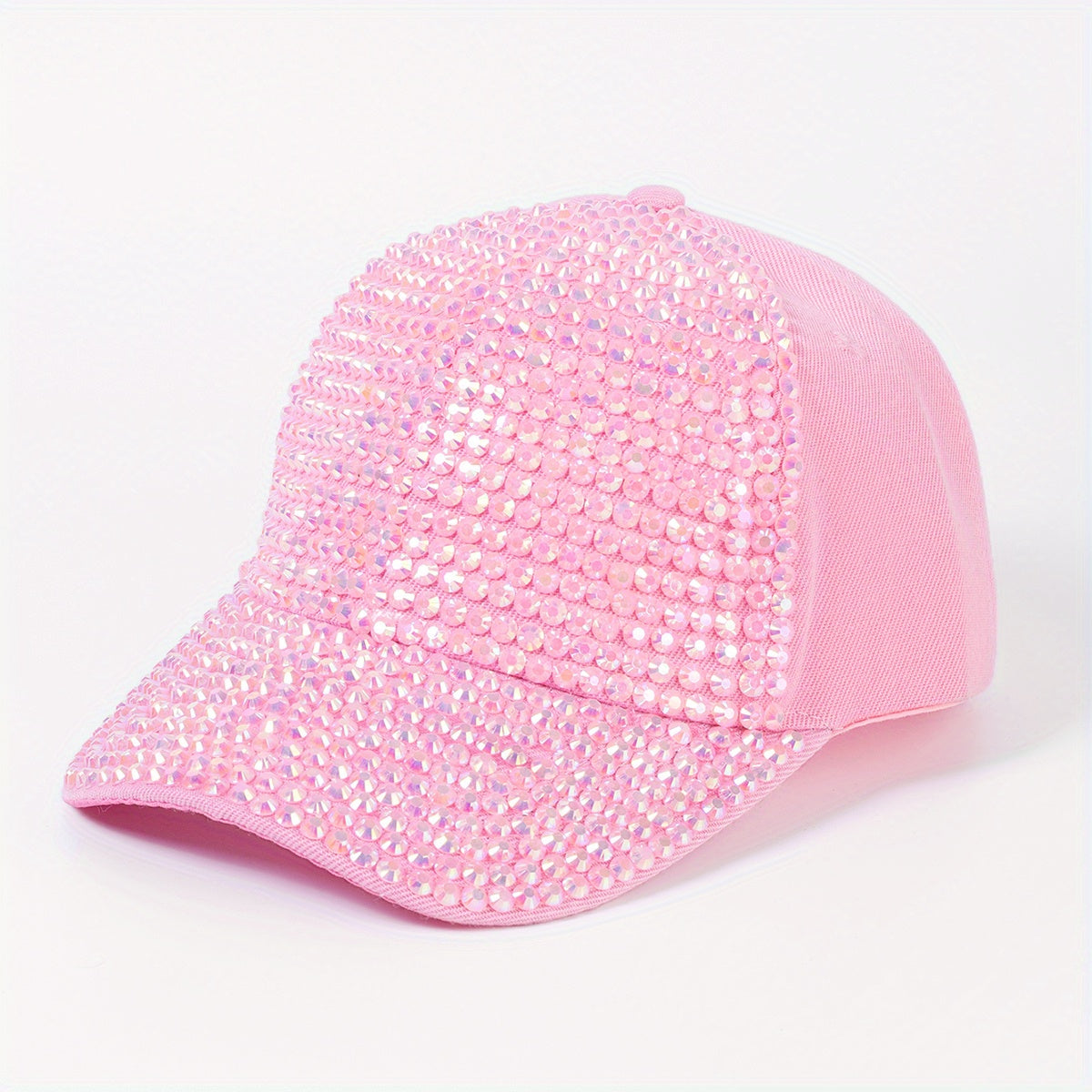 Rhinestone Y2K Baseball Cap Solid Sun Hat Breathable Adjustable Golf Dad Hats