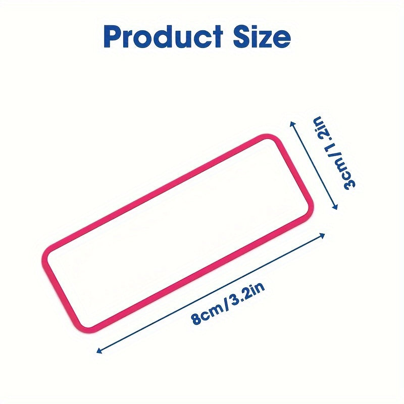 27pcs Magnetic Dry Erase Labels 9 Colors Whiteboard Locker Fridge School Office