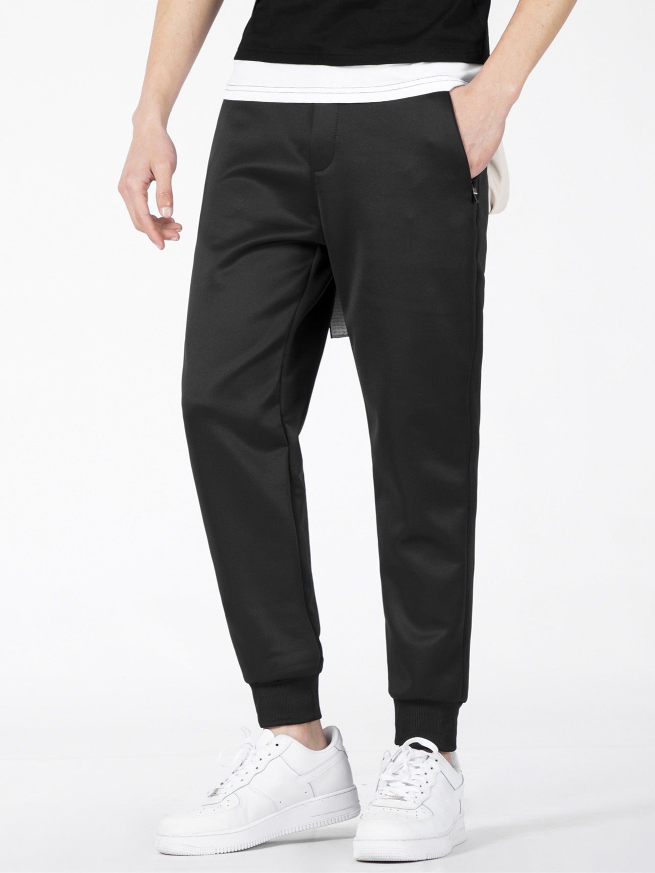 Men's Zip Up Lounge Pants with Pockets