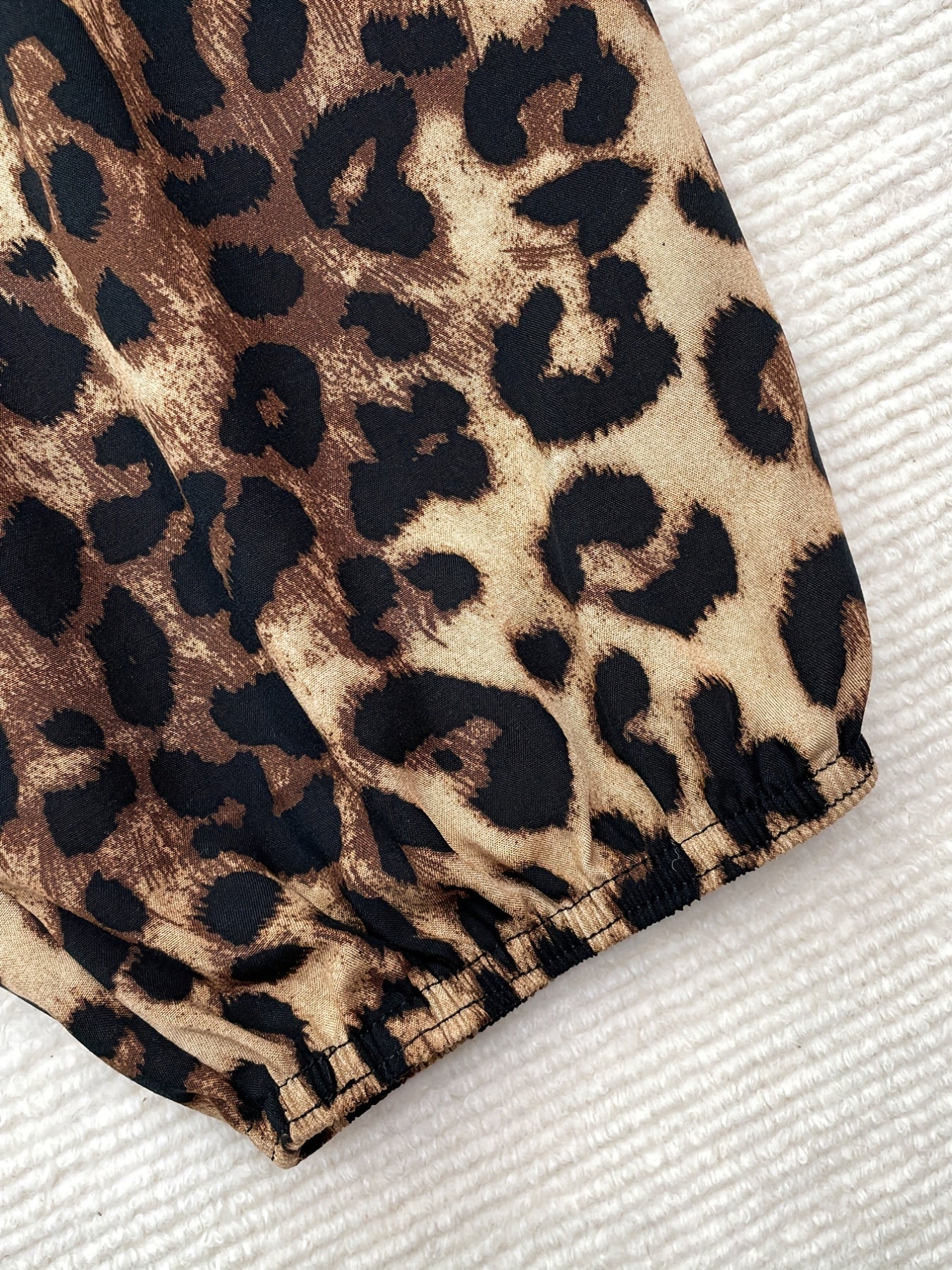 Leopard Print Harem Pants for Women