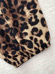 Leopard Print Harem Pants for Women